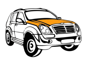 покраска капота ssangyong actyon